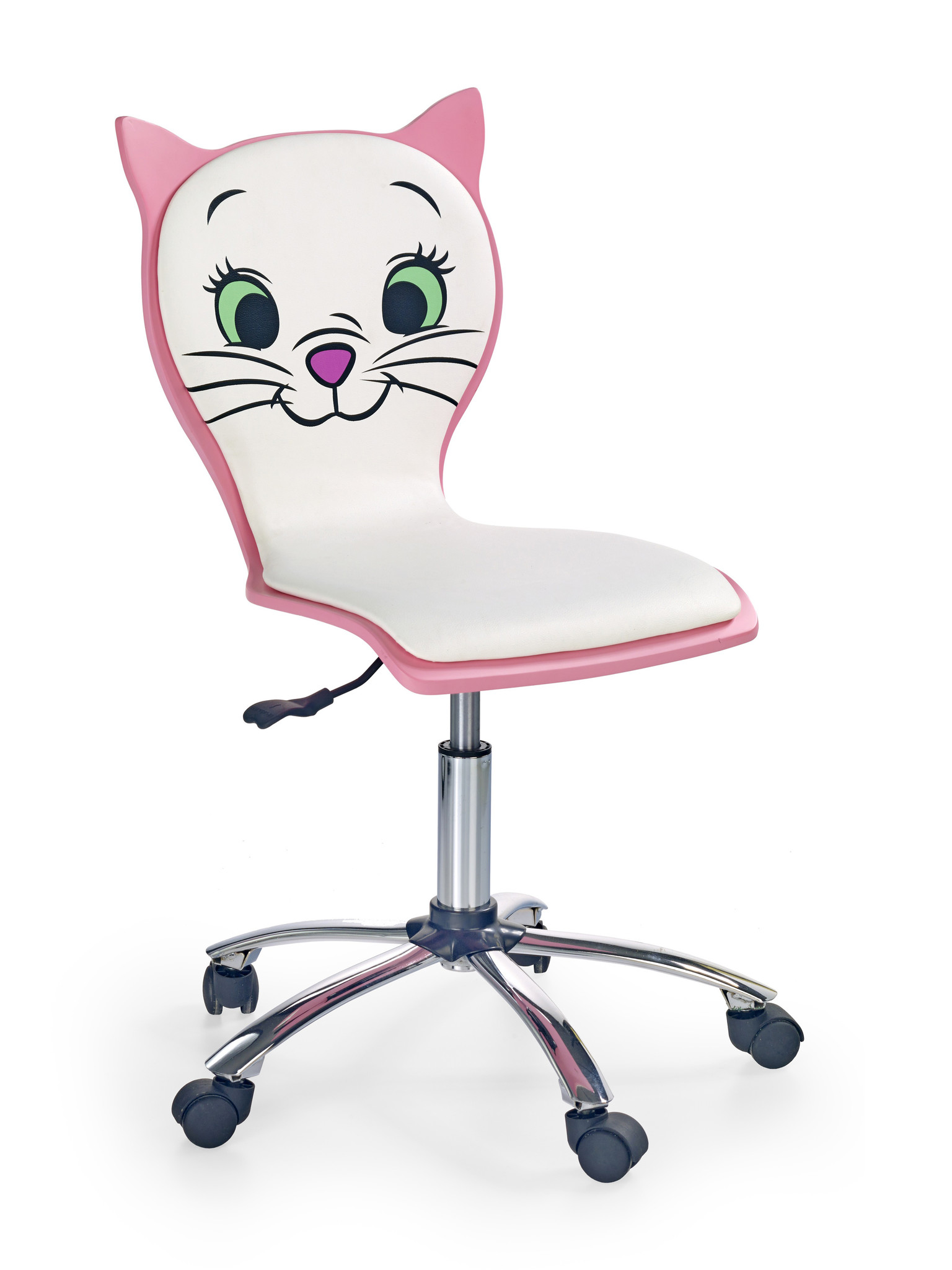 KITTY - kinder bureaustoel - eco leer - 44x42-54x45 cm
