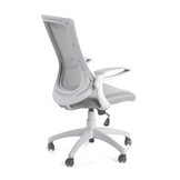 IGOR - bureaustoel - gaas - 66x104-114x63 cm - grijs