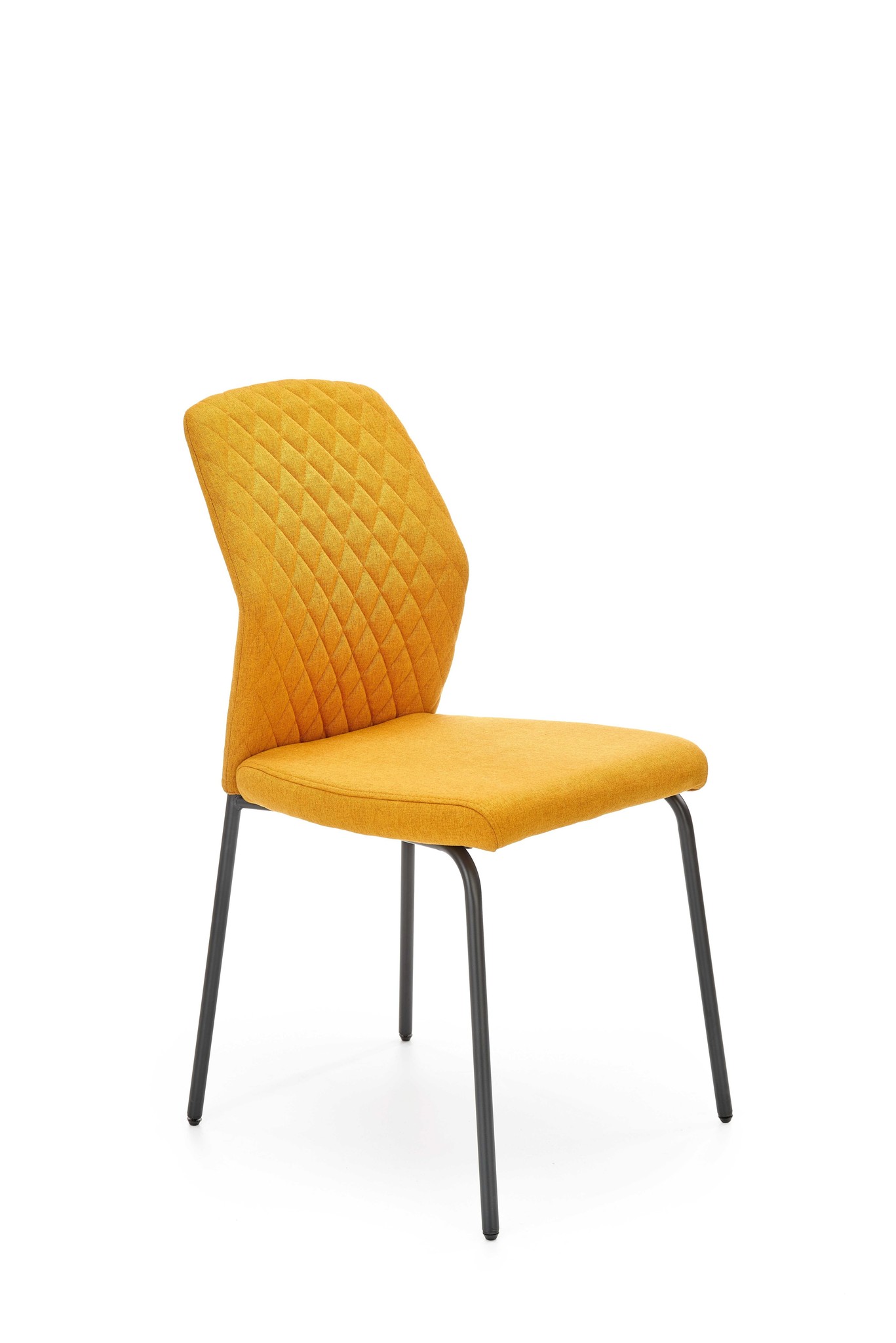 Eettafel stoel - stof - 46x92x56 cm - mosterd