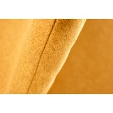 Eettafel stoel - stof - 46x92x56 cm - mosterd