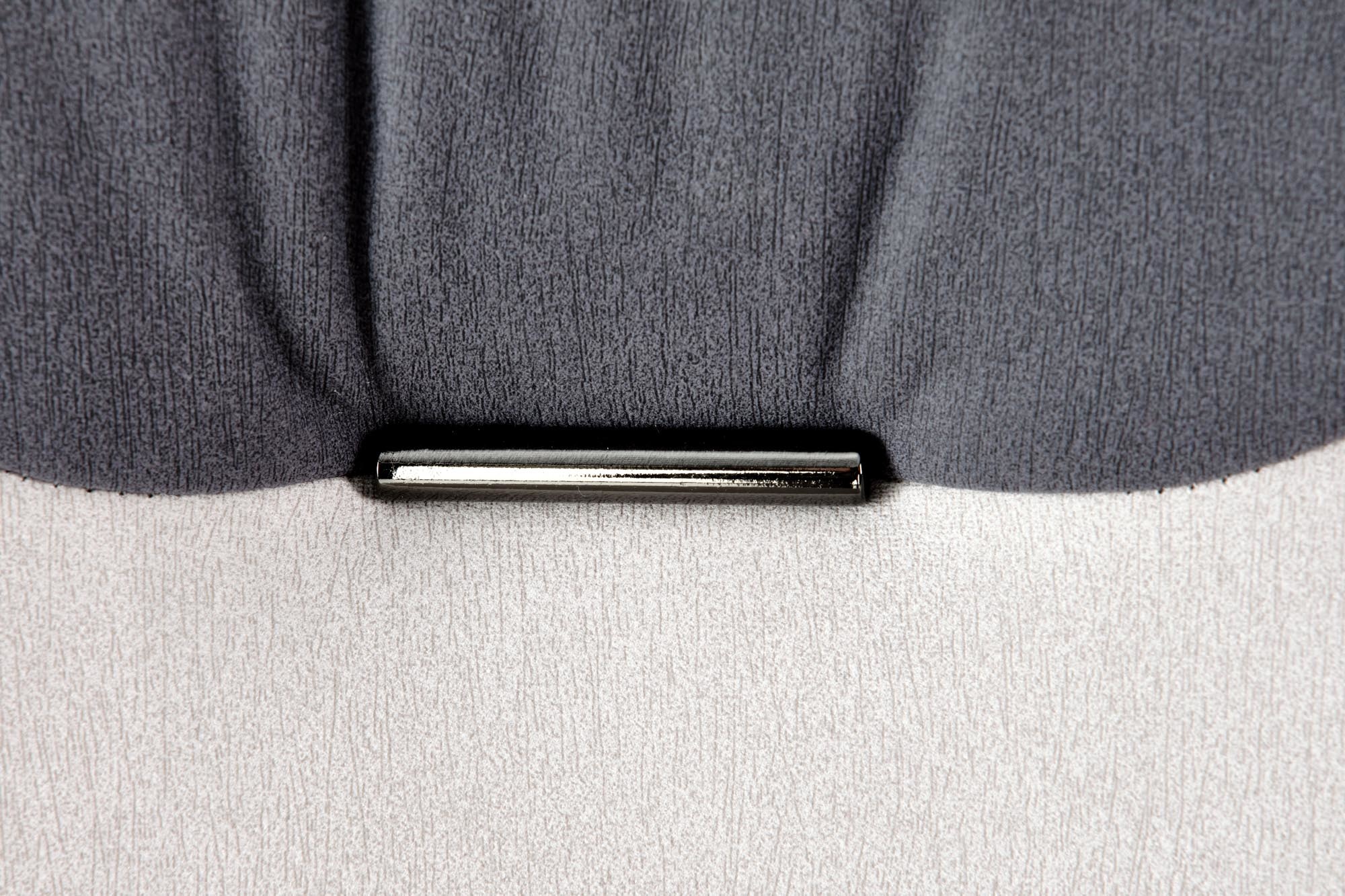 Eettafel stoel - stof - 48x85x62 cm - licht- donkergrijs