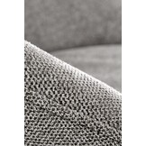 Eettafel stoel - stof - 61x78x59 cm - grijs