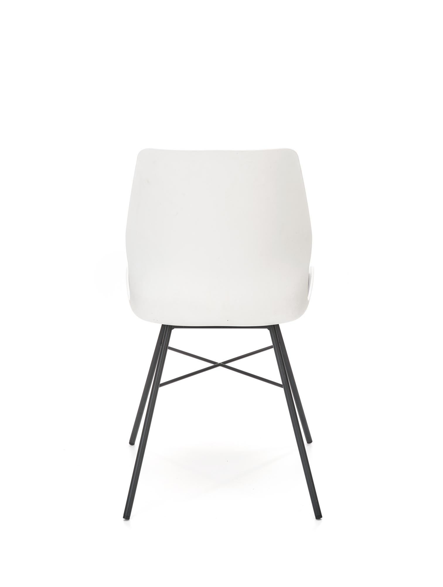 Eettafel stoel - stof - 47x86x55 cm - grijs