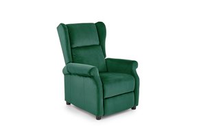 AGUSTIN - relaxfauteuil - uitklapbaar - donkergroen
