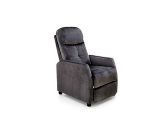 FELIPE - relaxfauteuil - uitklapbaar - zwart
