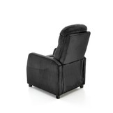 FELIPE - relaxfauteuil - uitklapbaar - zwart