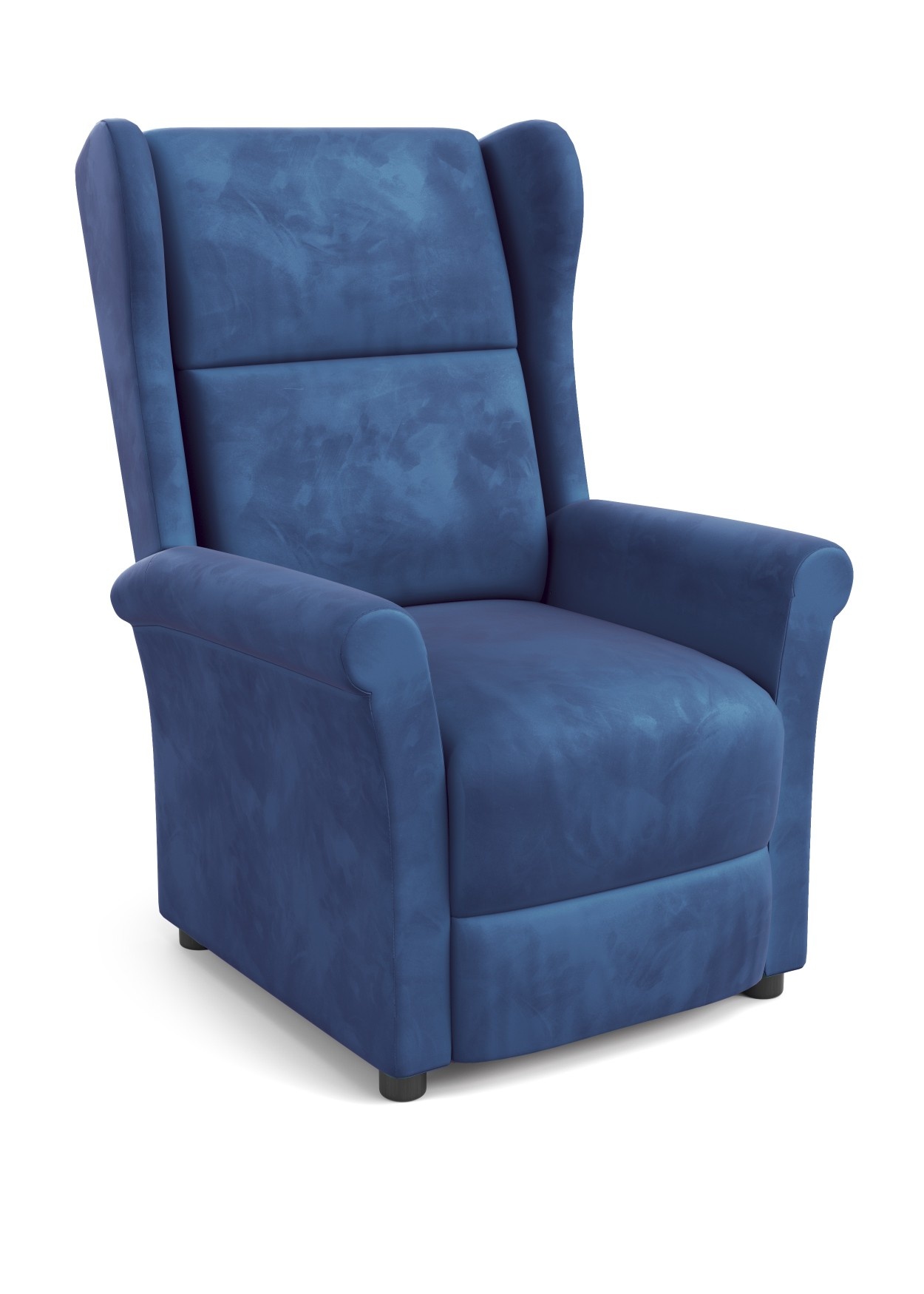 AGUSTIN - relaxfauteuil - uitklapbaar - marineblauw