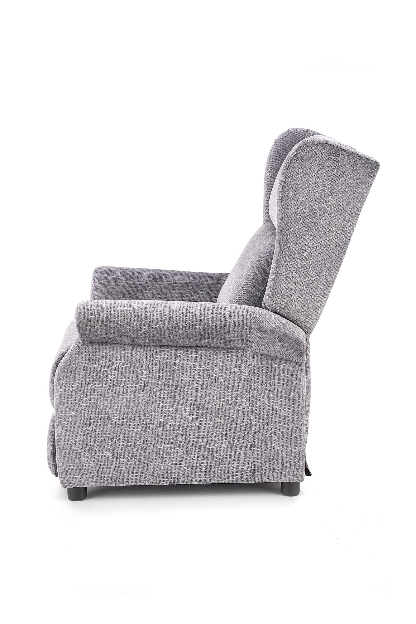 AGUSTIN - relaxfauteuil - uitklapbaar - grijs