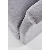 AGUSTIN - relaxfauteuil - uitklapbaar - grijs