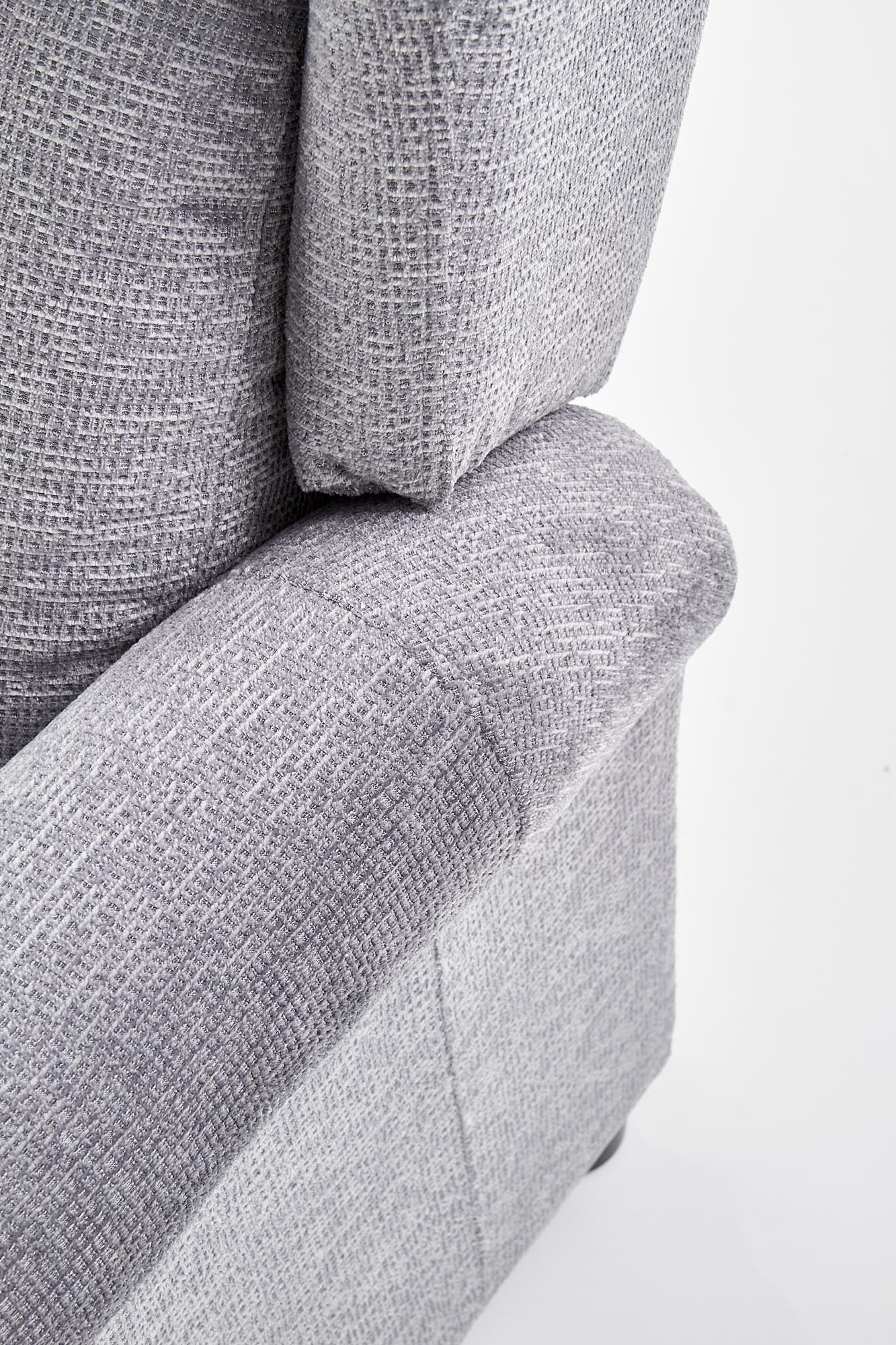 AGUSTIN - relaxfauteuil - uitklapbaar - grijs