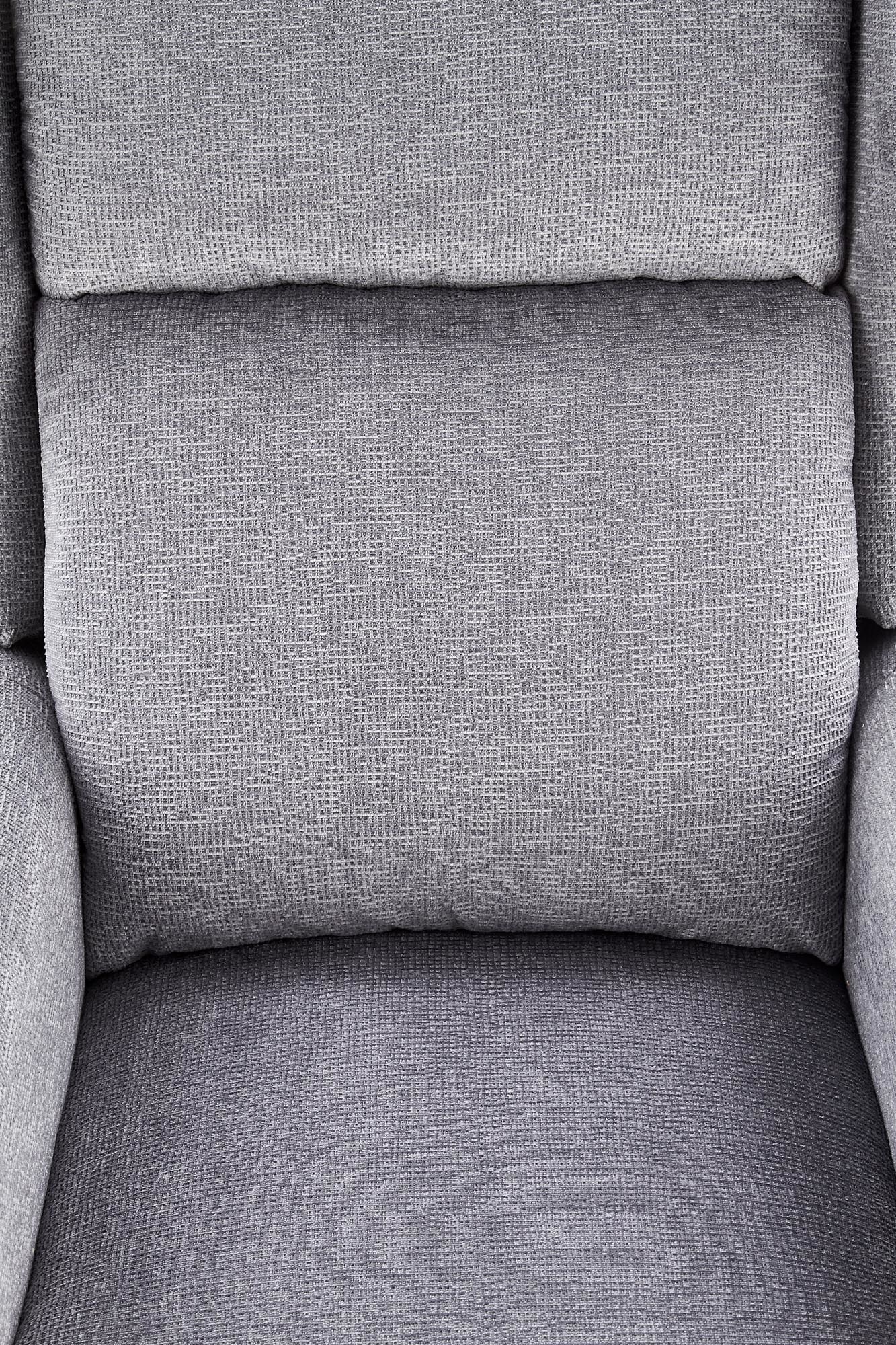AGUSTIN - relaxfauteuil - uitklapbaar - grijs