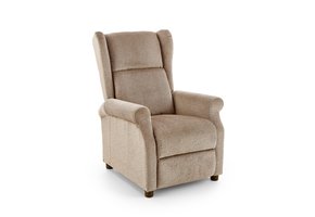 AGUSTIN - relaxfauteuil - uitklapbaar - beige