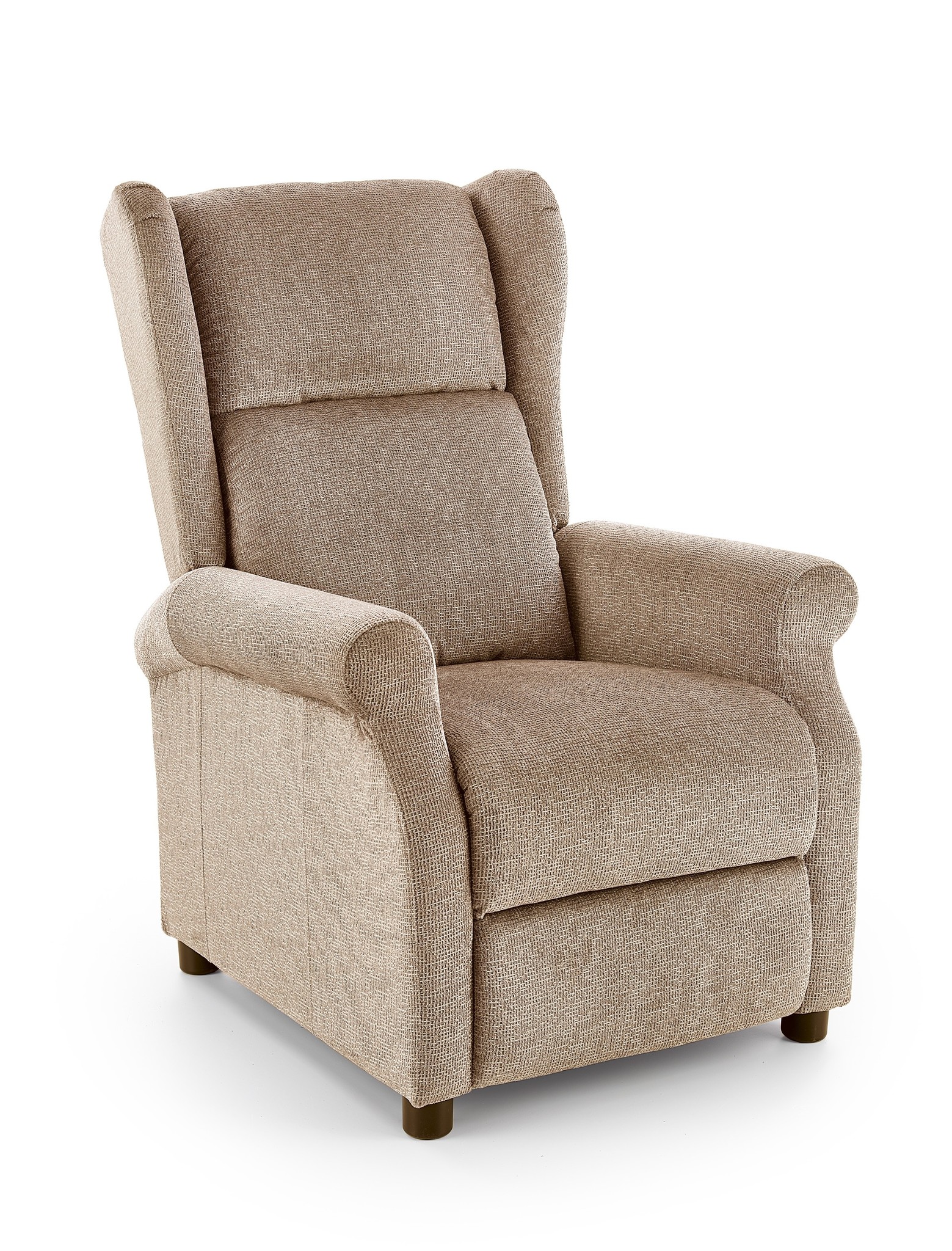 AGUSTIN - relaxfauteuil - uitklapbaar - beige
