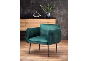 BRASIL - relaxfauteuil - 91x72x78 cm - donkergroen zwart