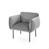 BRASIL - relaxfauteuil - 91x72x78 cm - grijs zwart