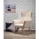 COTTO - relaxfauteuil - traditioneel - 73x76x99 cm - beige