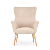 COTTO - relaxfauteuil - traditioneel - 73x76x99 cm - beige