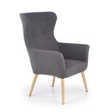 COTTO - relaxfauteuil - 73x76x99x43 cm - donkergrijs