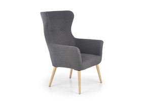 COTTO - relaxfauteuil - 73x76x99x43 cm - donkergrijs