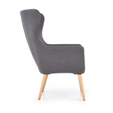 COTTO - relaxfauteuil - 73x76x99x43 cm - donkergrijs