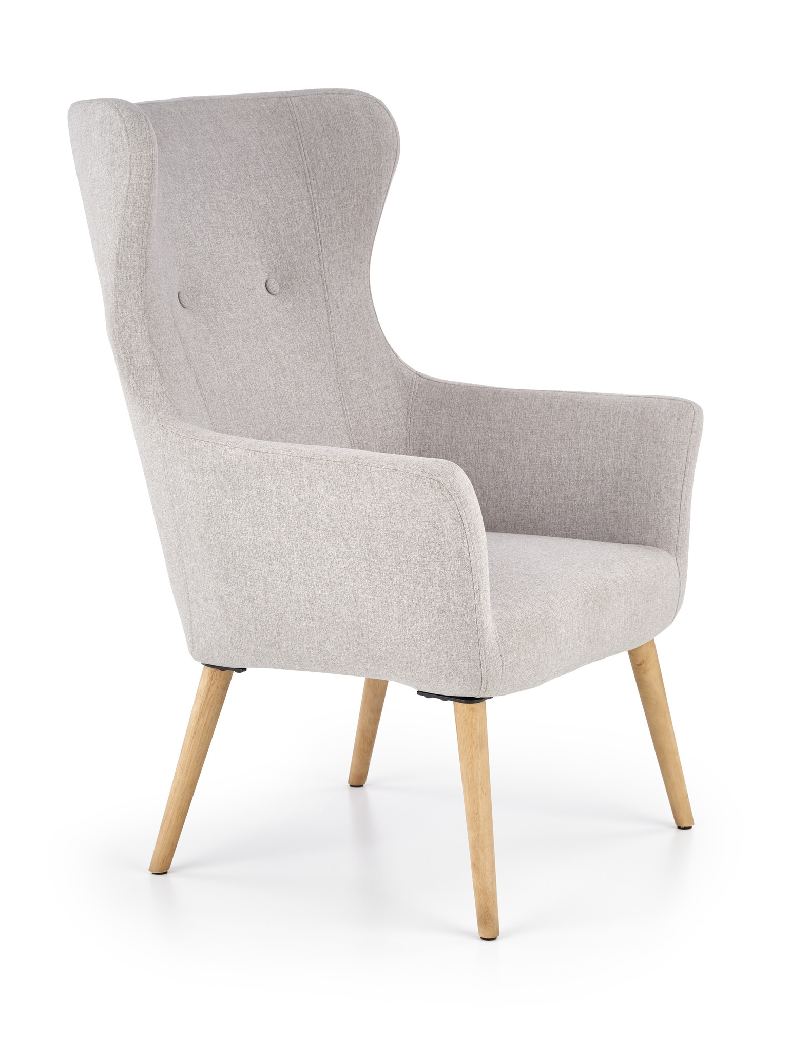 COTTO - relaxfauteuil - 73x76x99 cm - lichtgrijs