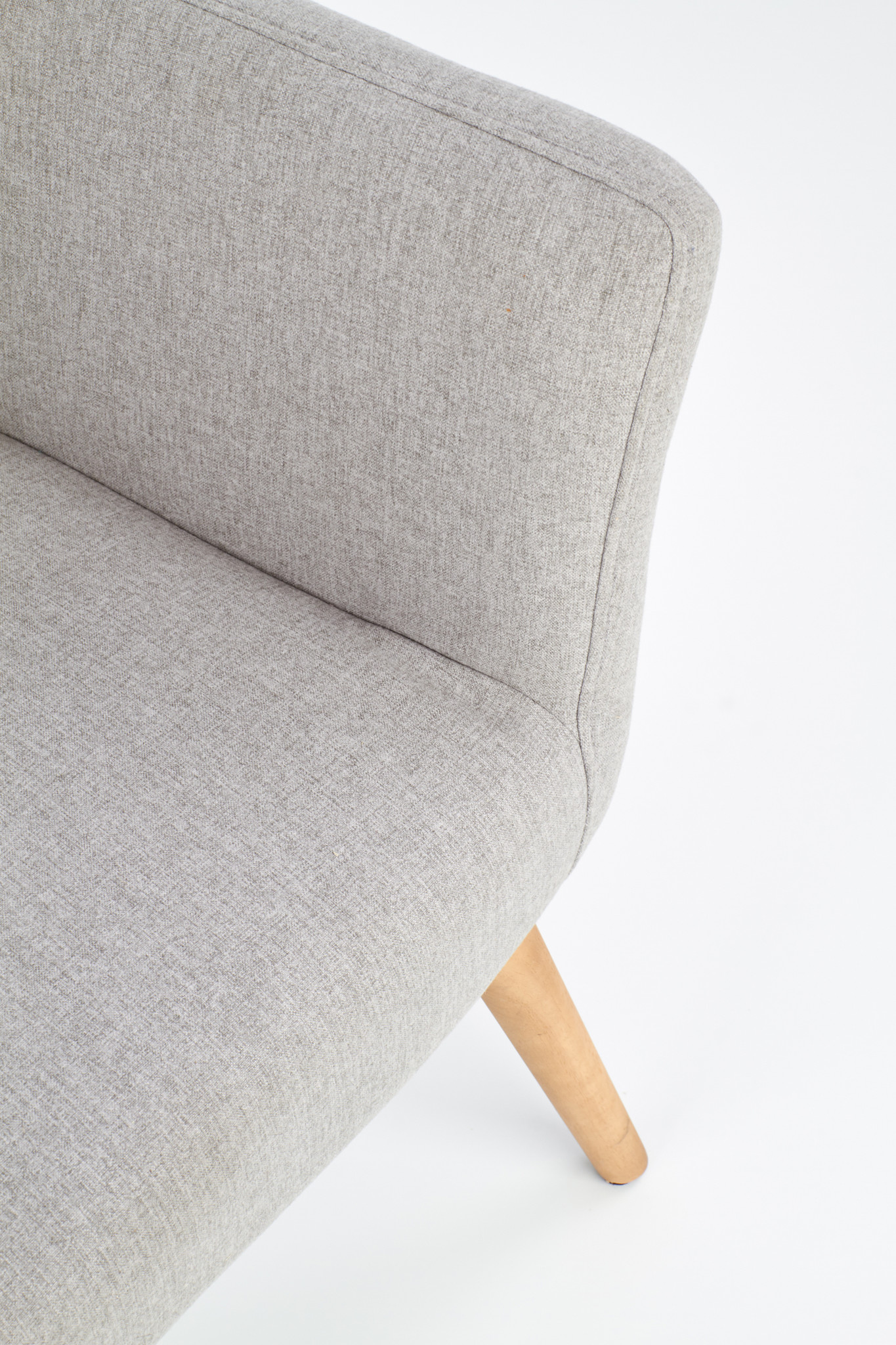 COTTO - relaxfauteuil - 73x76x99 cm - lichtgrijs