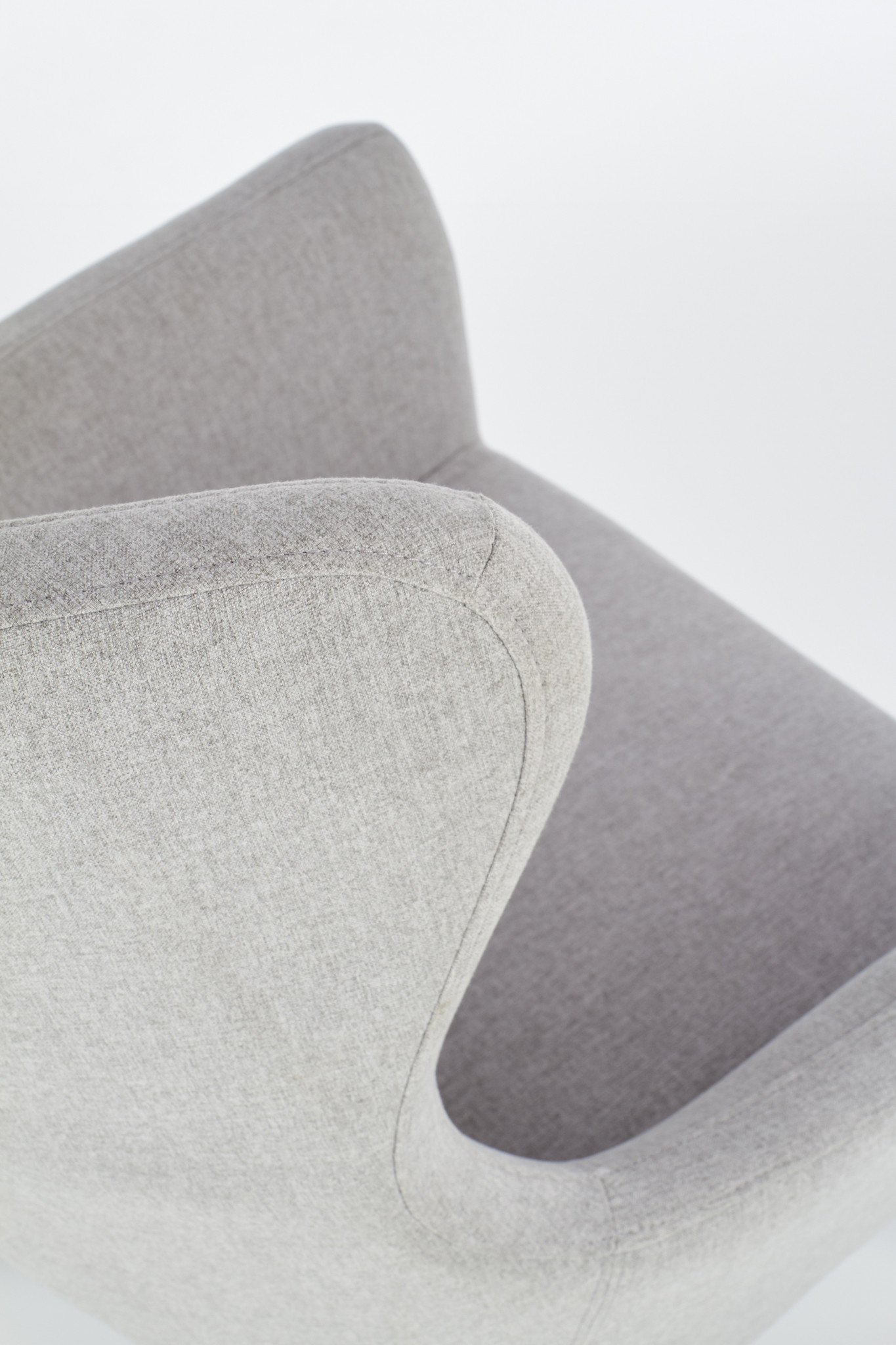 COTTO - relaxfauteuil - 73x76x99 cm - lichtgrijs