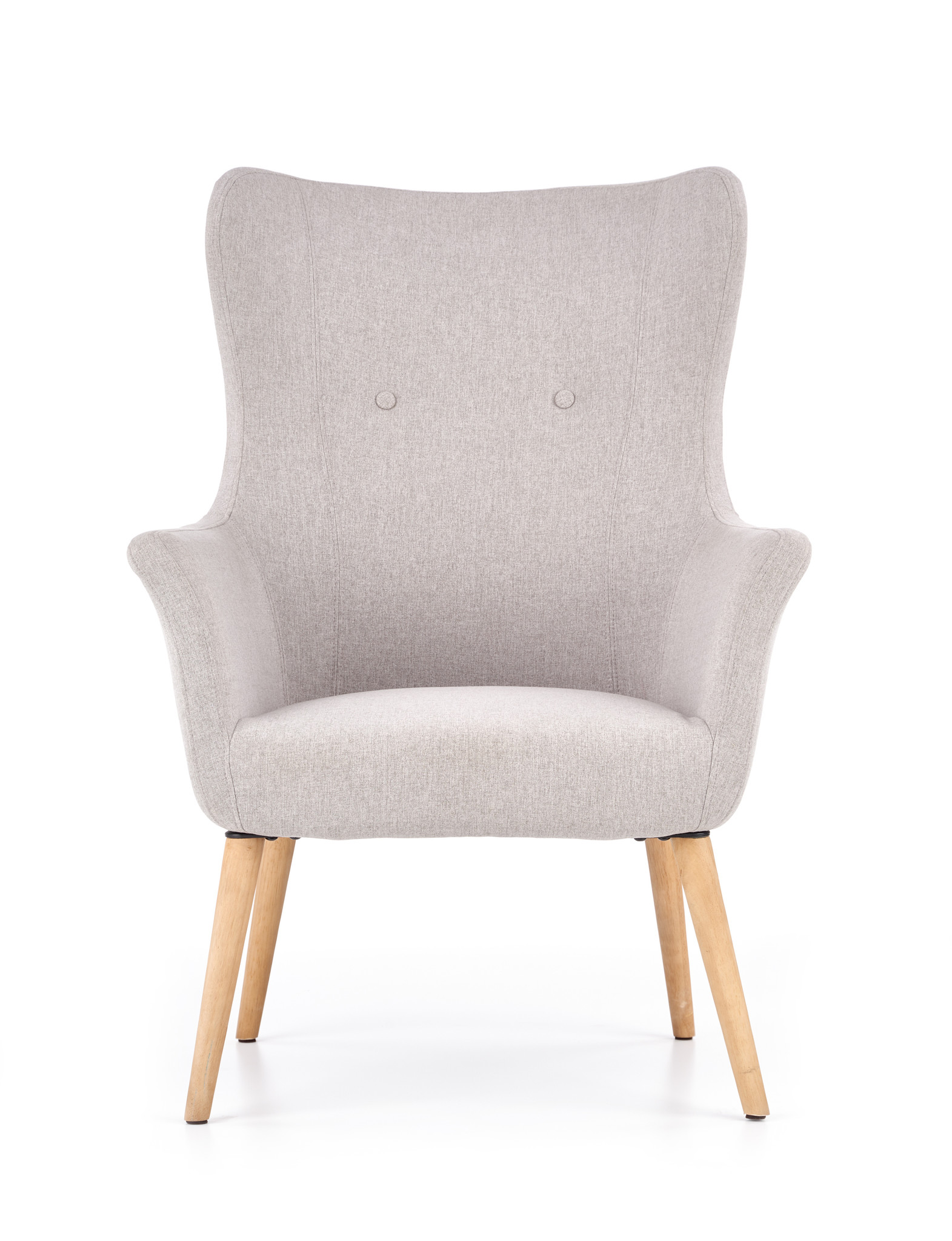 COTTO - relaxfauteuil - 73x76x99 cm - lichtgrijs
