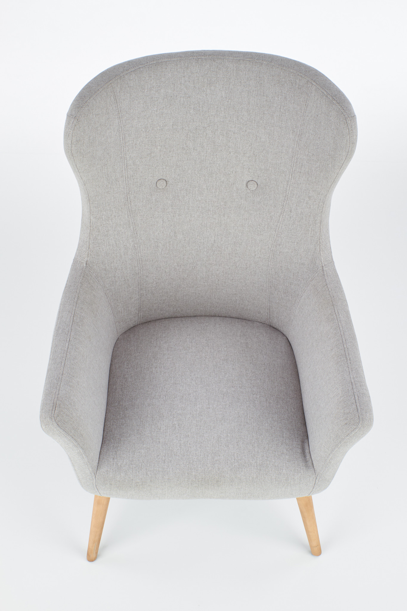 COTTO - relaxfauteuil - 73x76x99 cm - lichtgrijs
