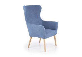 COTTO - relaxfauteuil - traditioneel - 73x76x99 cm - blauw