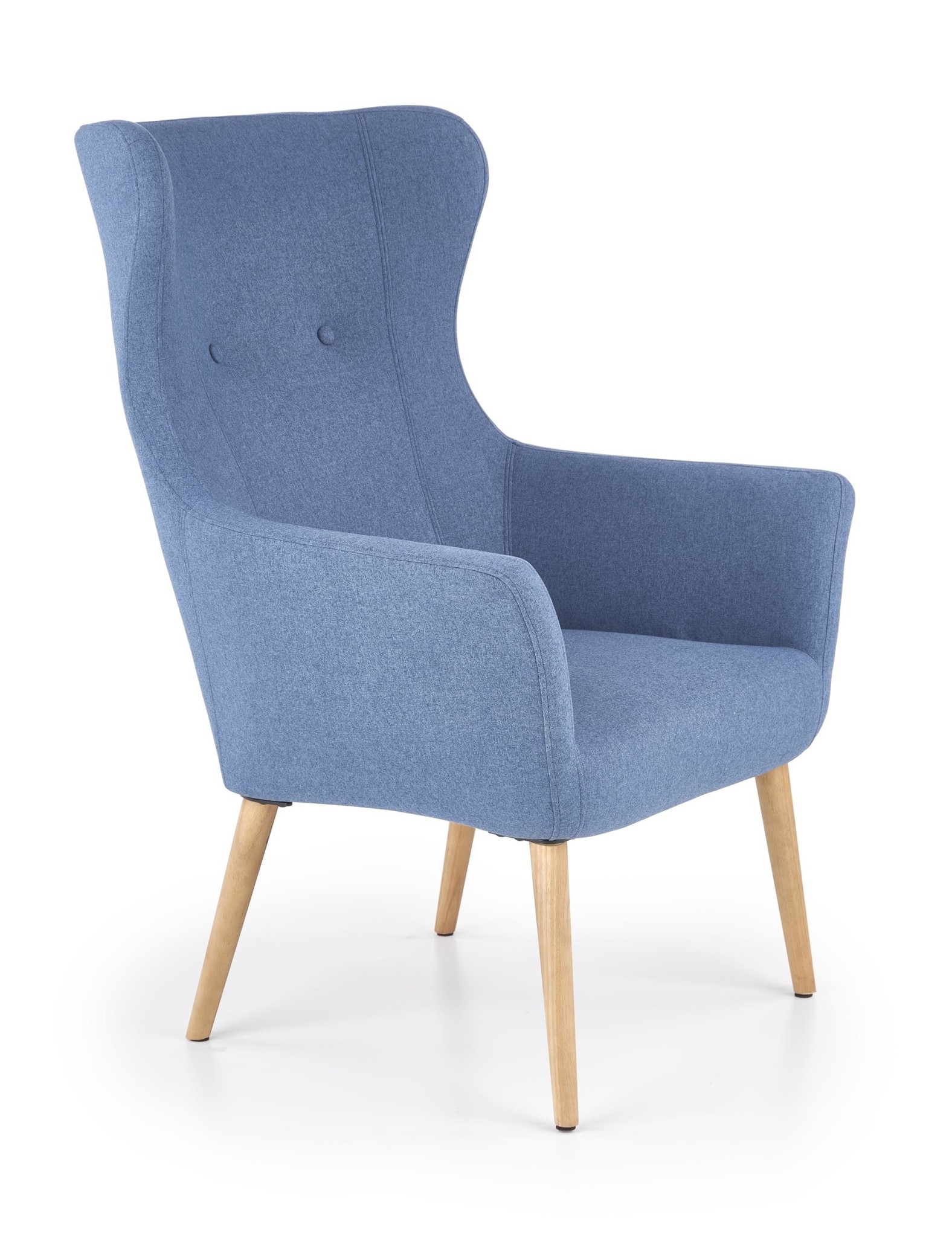 COTTO - relaxfauteuil - traditioneel - 73x76x99 cm - blauw