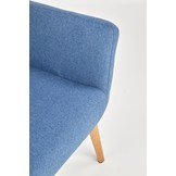 COTTO - relaxfauteuil - traditioneel - 73x76x99 cm - blauw