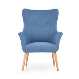 COTTO - relaxfauteuil - traditioneel - 73x76x99 cm - blauw