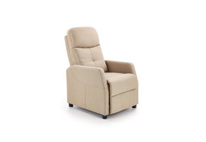 FELIPE - relaxfauteuil - uitklapbaar - beige