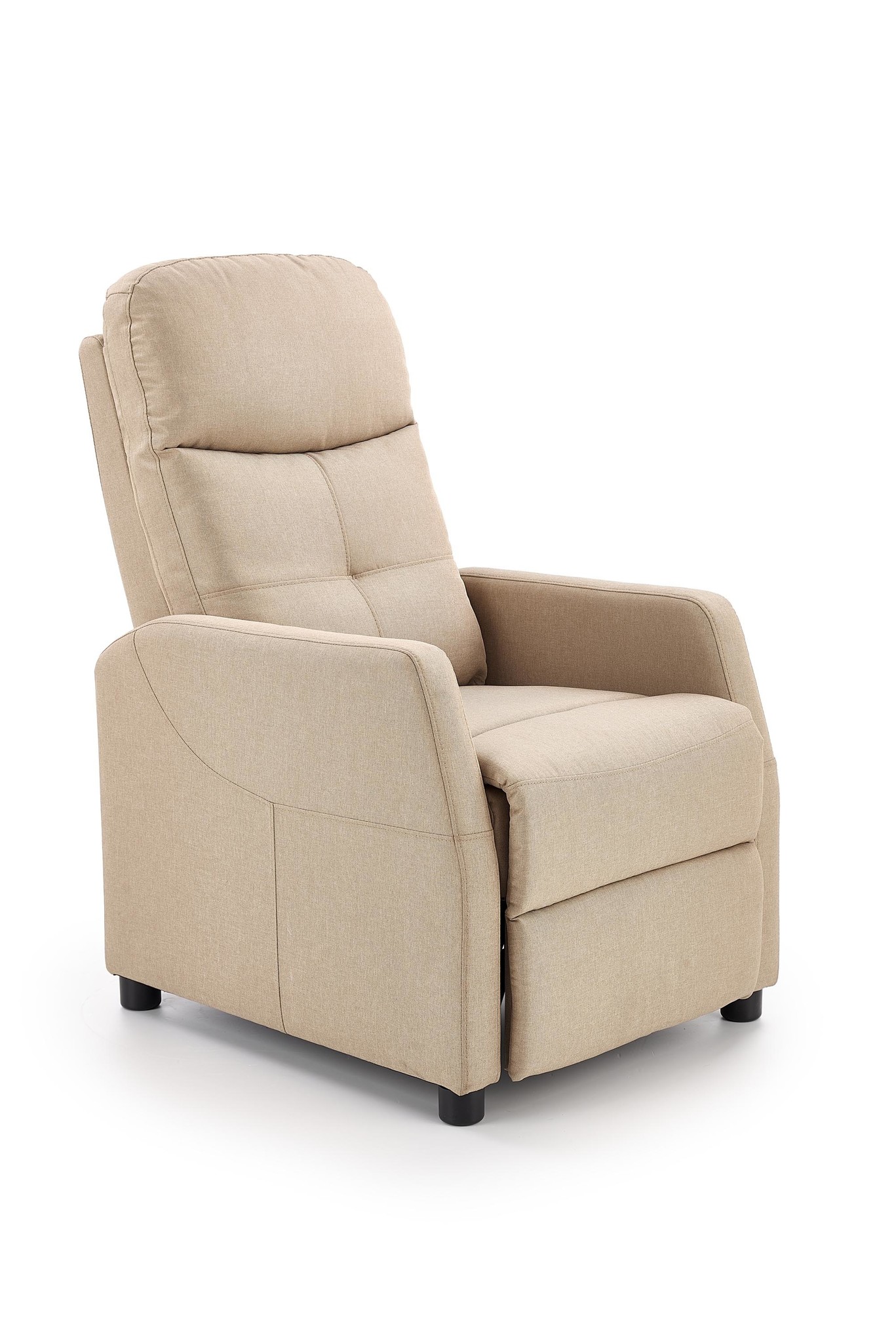 FELIPE - relaxfauteuil - uitklapbaar - beige