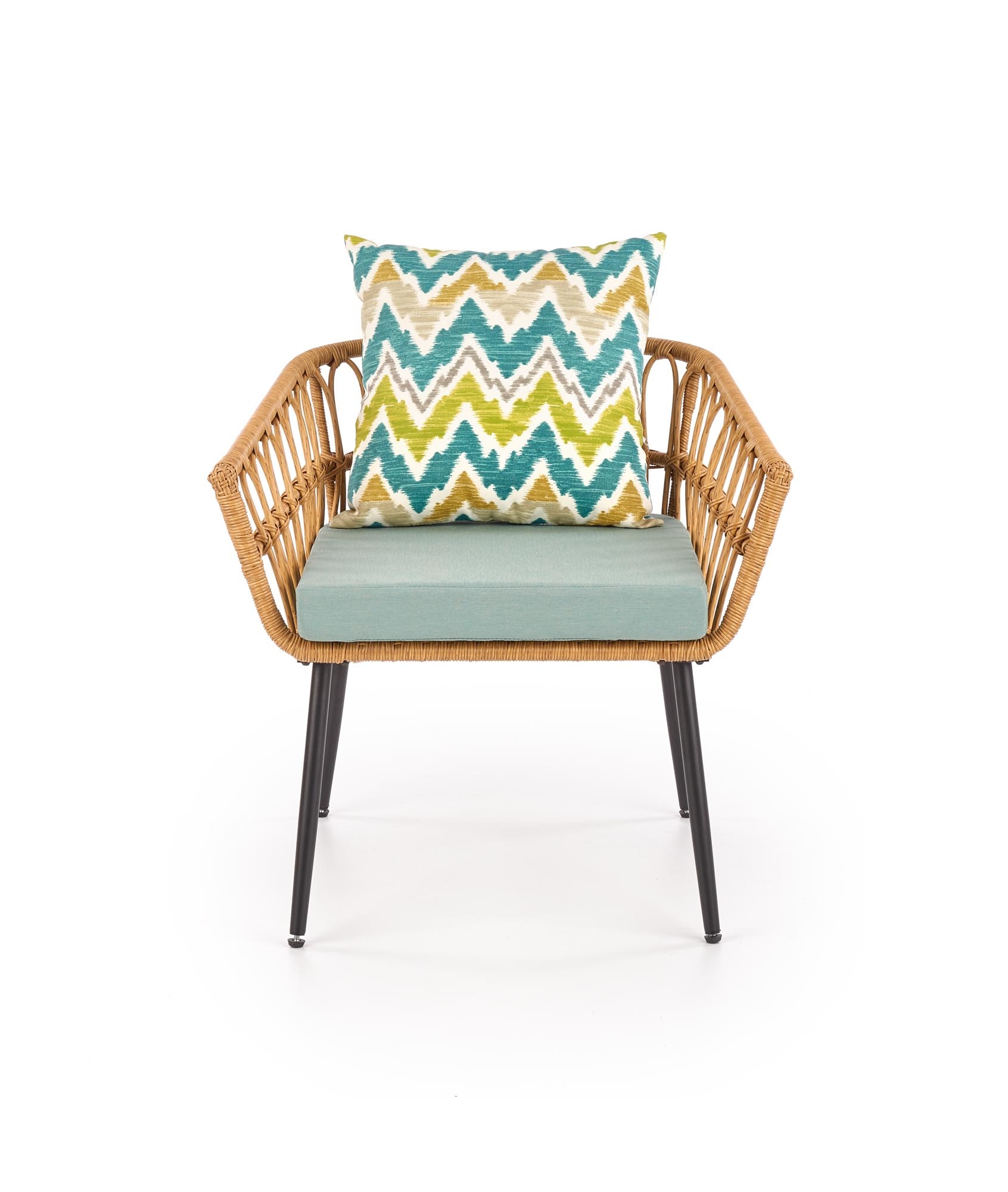 GARDENA 1S - Relaxfauteuil - synthetisch rotan - 70x58x71 cm