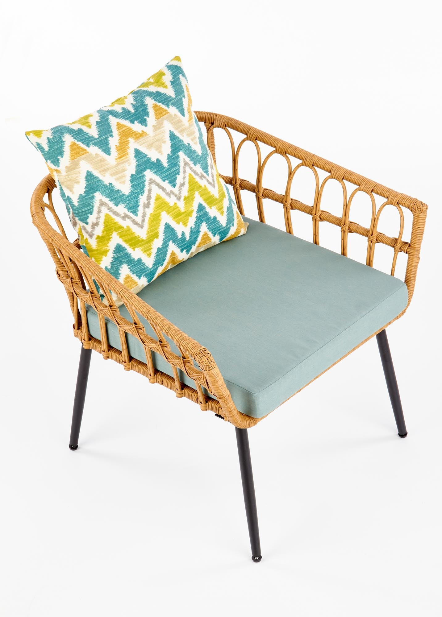 GARDENA 1S - Relaxfauteuil - synthetisch rotan - 70x58x71 cm