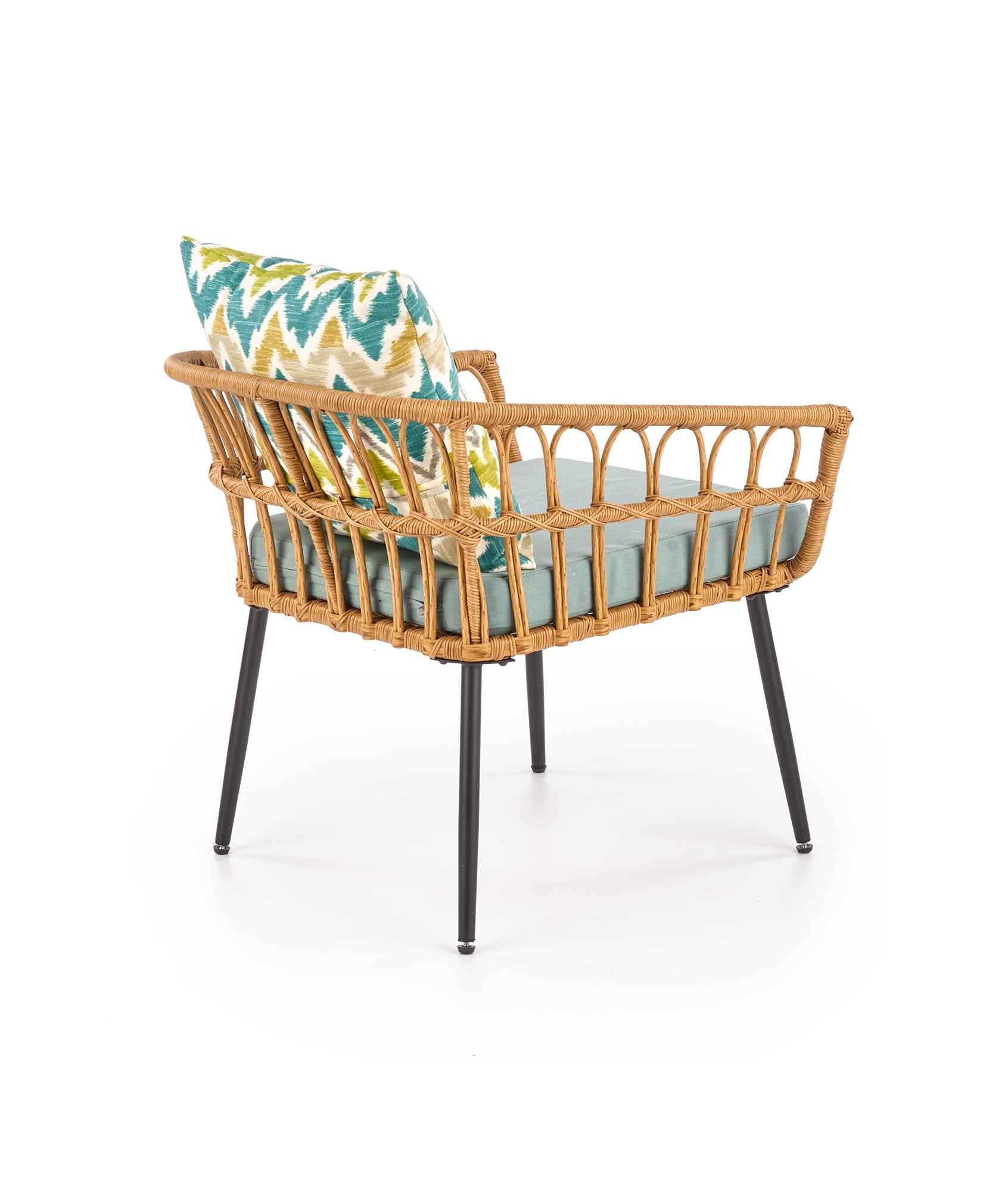 GARDENA 1S - Relaxfauteuil - synthetisch rotan - 70x58x71 cm