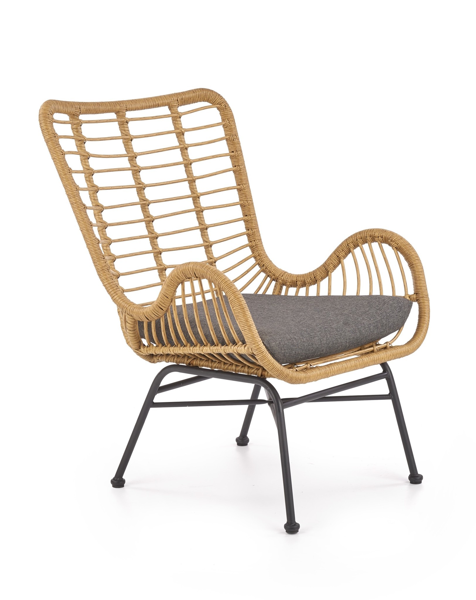 INDIANA l. - relaxfauteuil - rotan - 69x93x58 cm