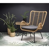 INDIANA l. - relaxfauteuil - rotan - 69x93x58 cm