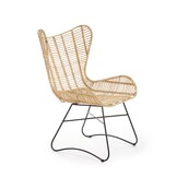 INDIANA l. - relaxfauteuil - rotan - 69x103x70 cm