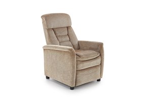 JORDAN - relaxfauteuil - uitklapbaar - beige