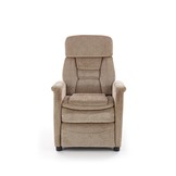 JORDAN - relaxfauteuil - uitklapbaar - beige