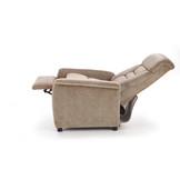JORDAN - relaxfauteuil - uitklapbaar - beige