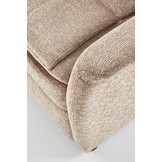 JORDAN - relaxfauteuil - uitklapbaar - beige