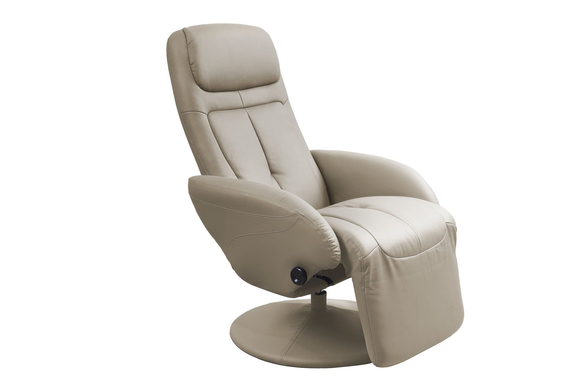 OPTIMA - relaxfauteuil - uitklapbaar - eco leer - cappuccino