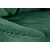 Barkruk - stof - 45x16-84x47 cm - donkergroen