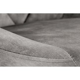 Barkruk - stof - 45x16-84x47 cm - grijs