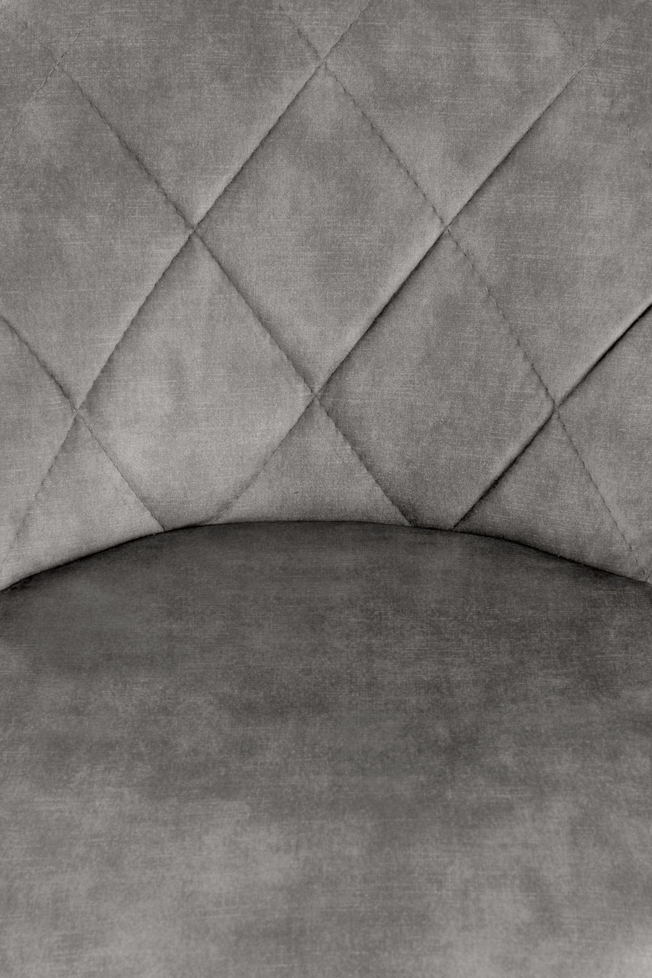 Barkruk - stof - 45x16-84x47 cm - grijs