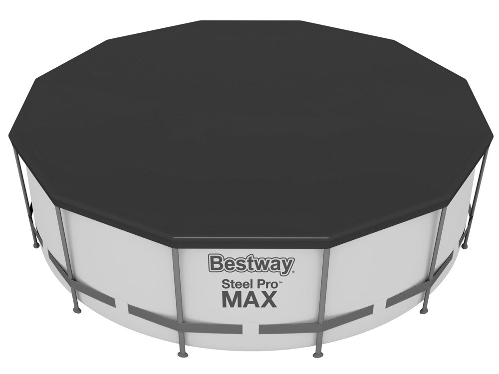 Bestway zwembad - met pomp en zwembad trap - 366x122 cm - wit